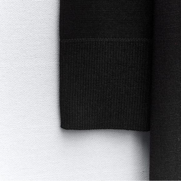 ZARA LONG KNIT DRESS - Picture 7 of 10